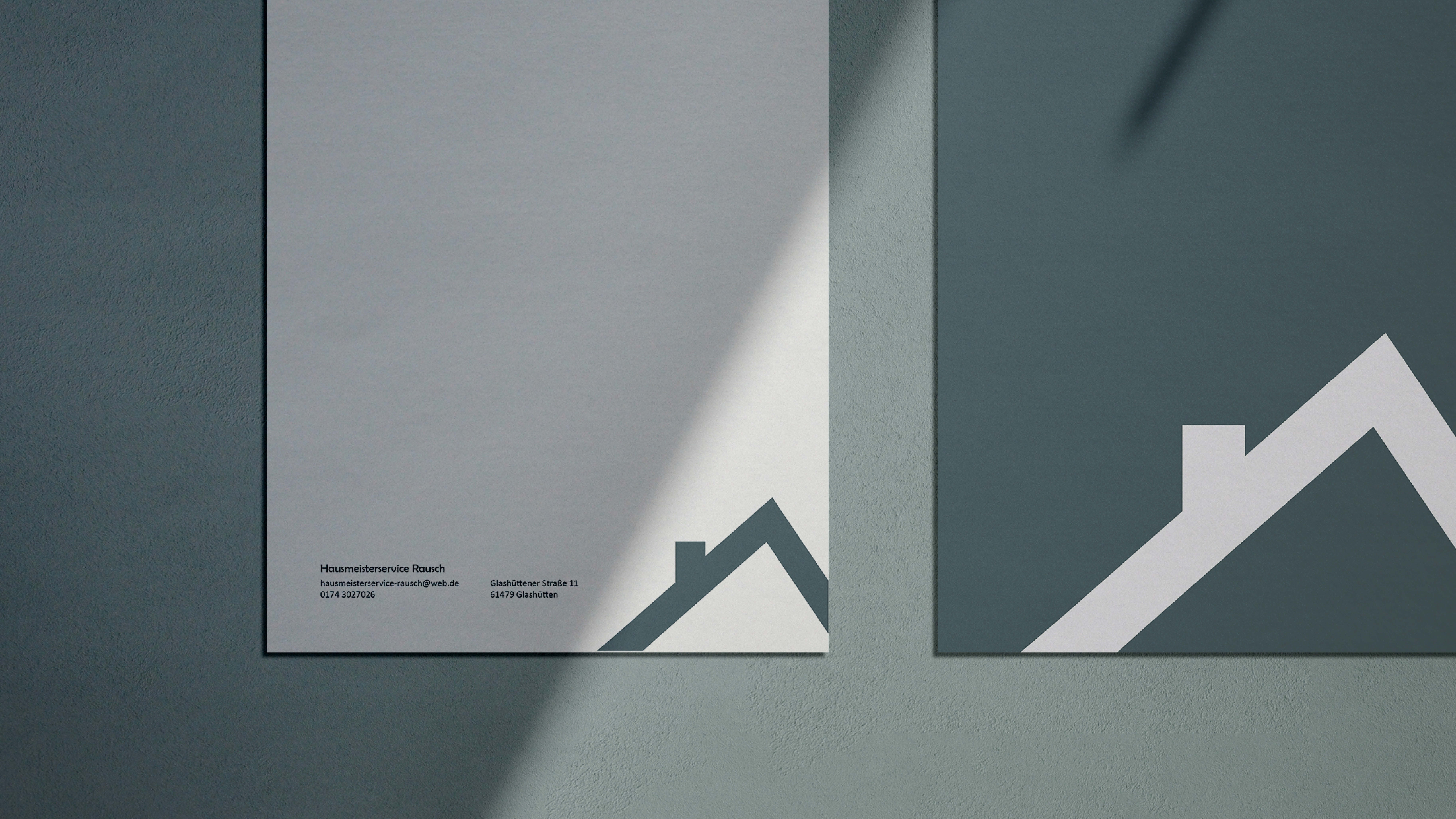 Visitenkarten Hausmeisterservice Rausch Rückseite